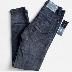 Veronica Beard Black Velvet Skinny Jeans